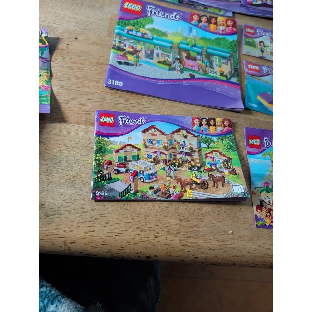 LEGO FRIENDS Instruction Manuals: Lot of‎ 16 Booklets, 41007 41055 3063 And More